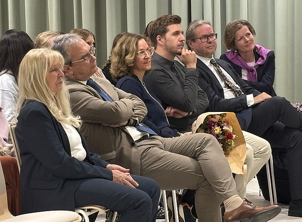 Vertreter:innen der Uni Graz bei der Ausstellungseröffnung ©Uni Graz