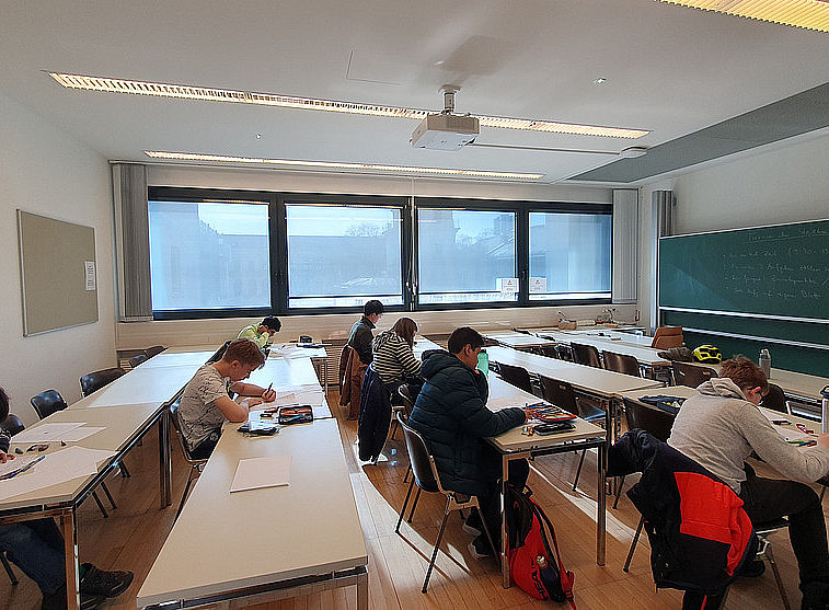 Schüler im Klassenzimmer 