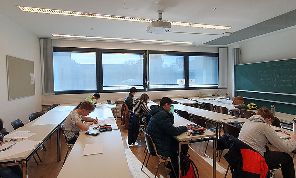 Schüler im Klassenzimmer