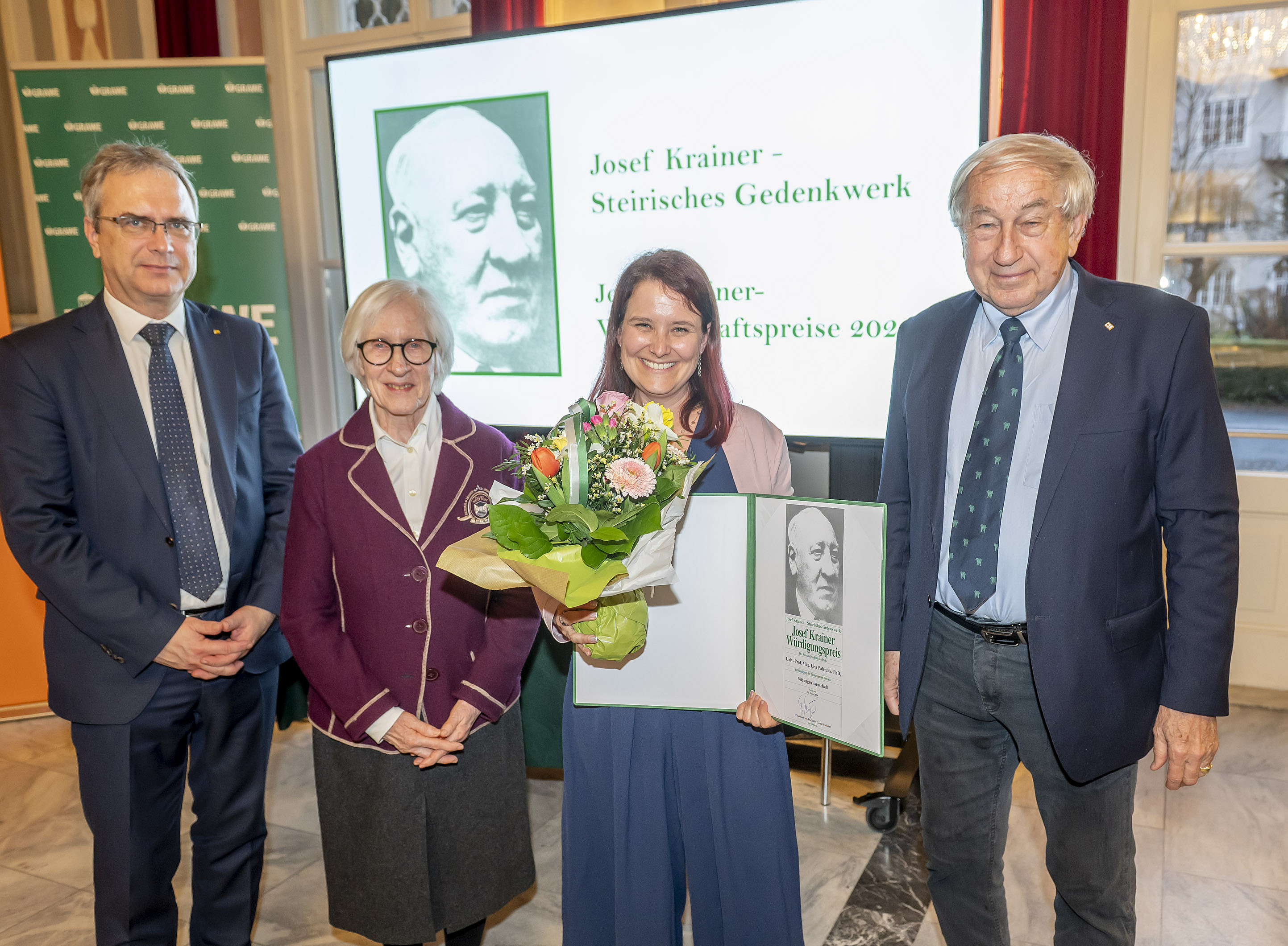 Verleihung des Josef-Krainer Preises an Lisa Paleczek ©Foto Fischer