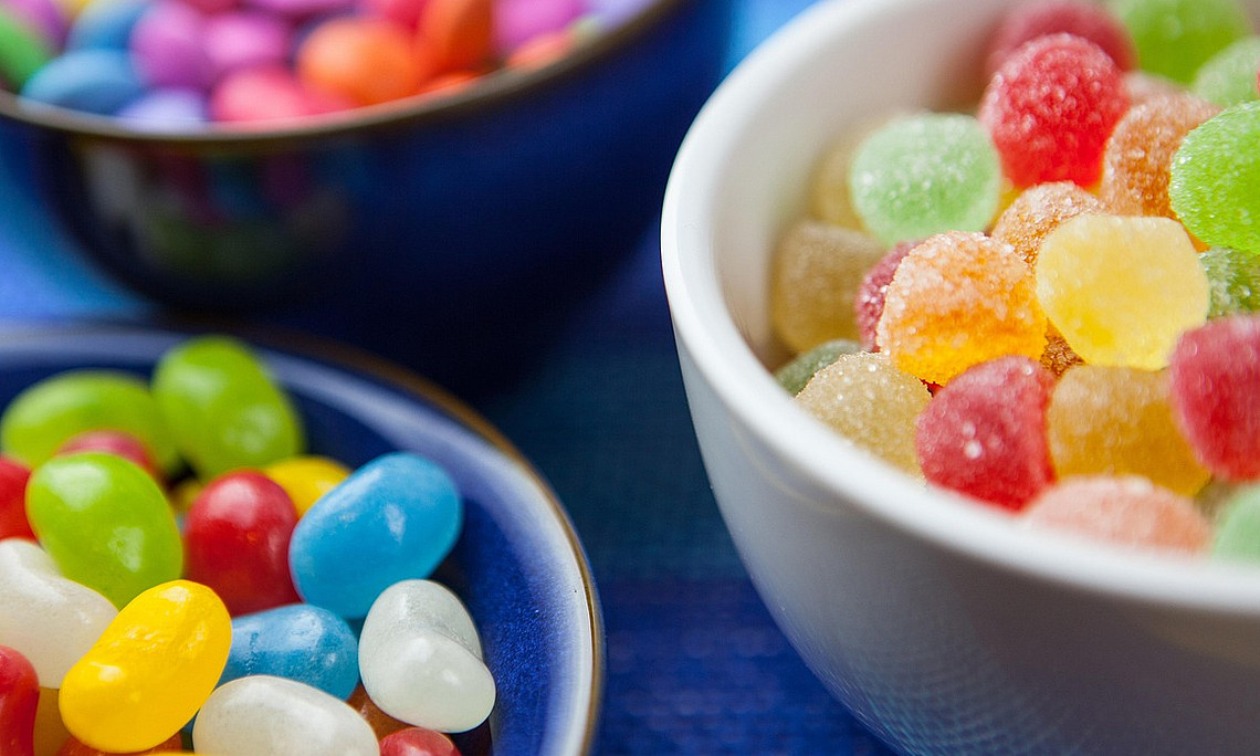 bonbons, bunt
