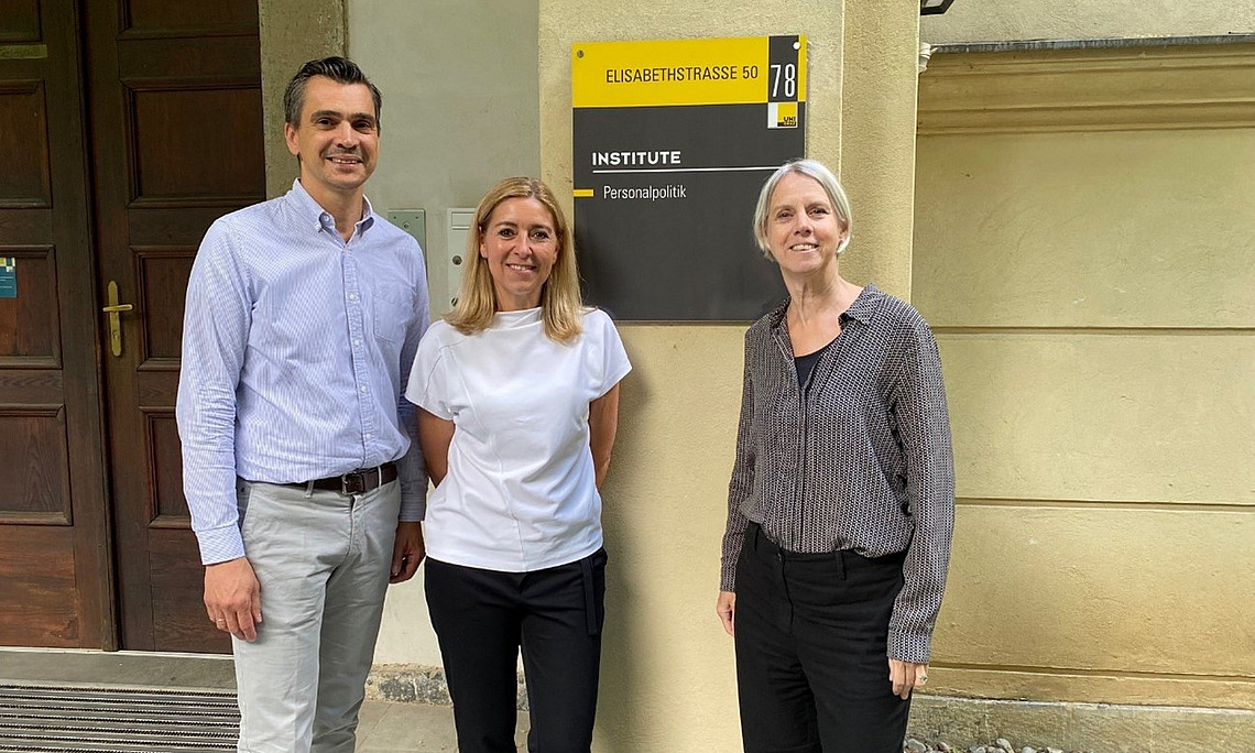 Mag. Andrea Baier, Steiermärkische Sparkasse, Dr. Hirt and Prof. Ortlieb