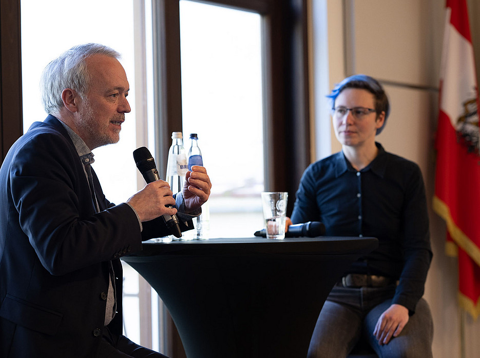 Jana Lasser und Werner Stengg ©© Simon Blackley 2026