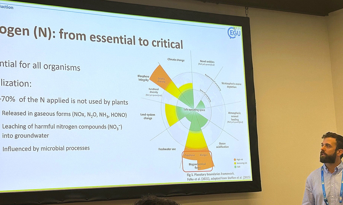 Vortrag von Luciano bei EGU26