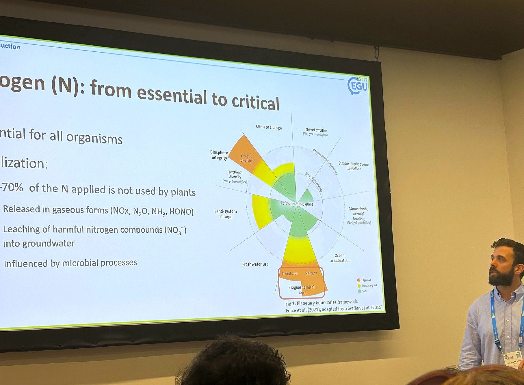 Vortrag von Luciano bei EGU26 
