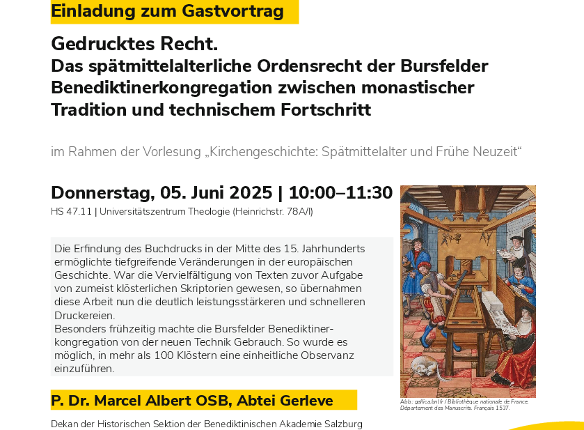 Einladung Gastvortrag P.Albert 