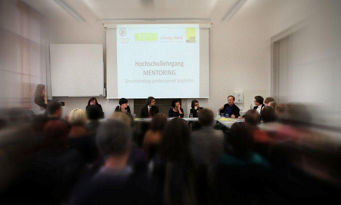 Podium des Kick-off-Events