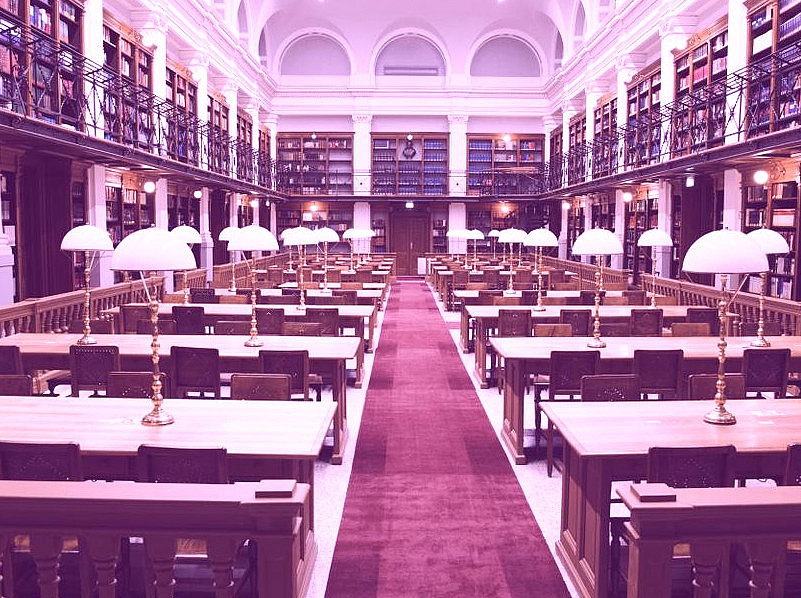 Der historische Lesesaal der UB Graz 