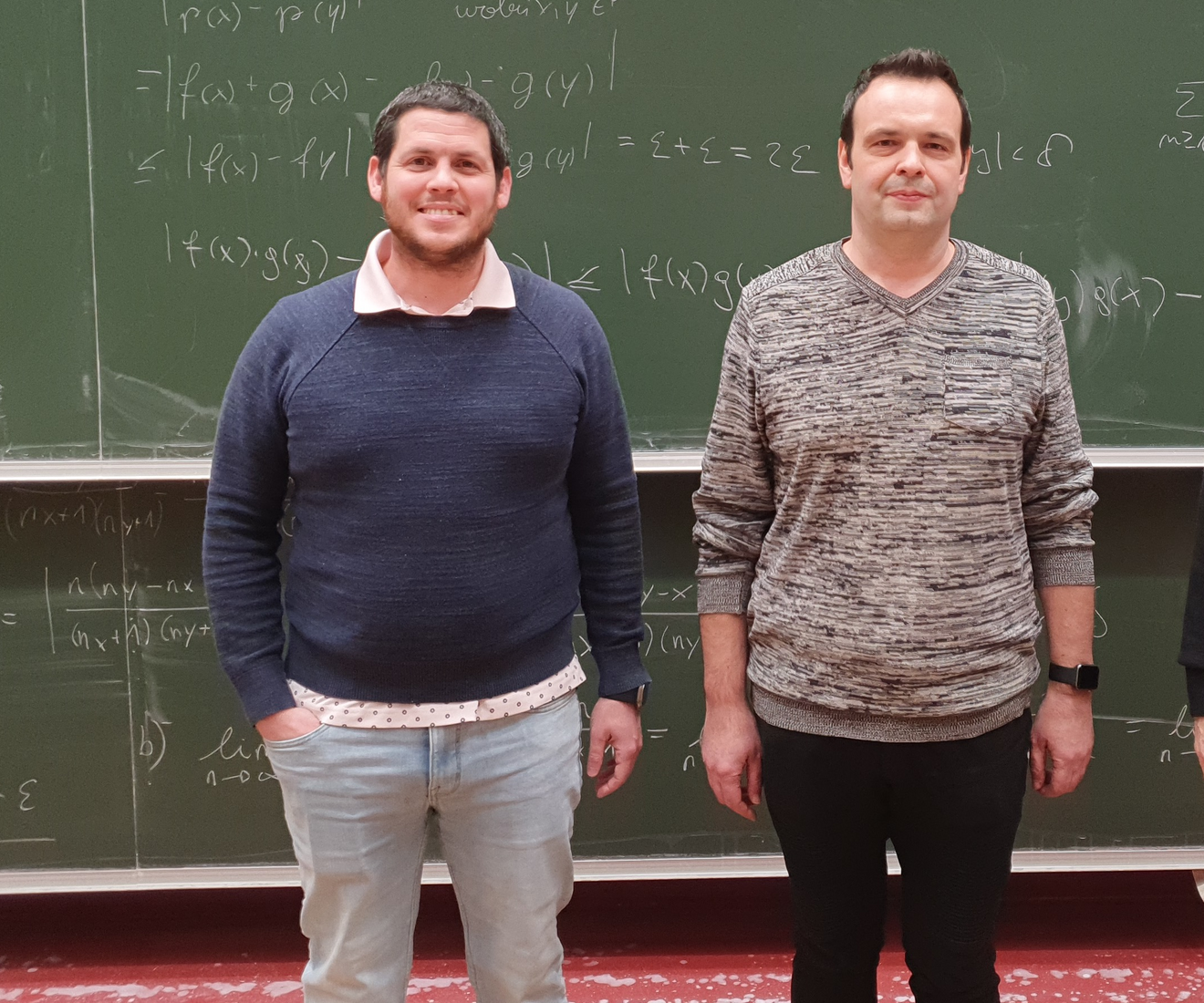 Fulbright NAWI Graz Professor Felix Gotti and Dmytro Bilyk