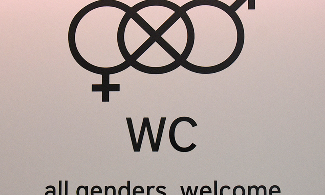 Two newly renovated toilets in the main building of the University of Graz welcome all people without separate facilities for ladies and men. Photo: Uni Graz/Pichler