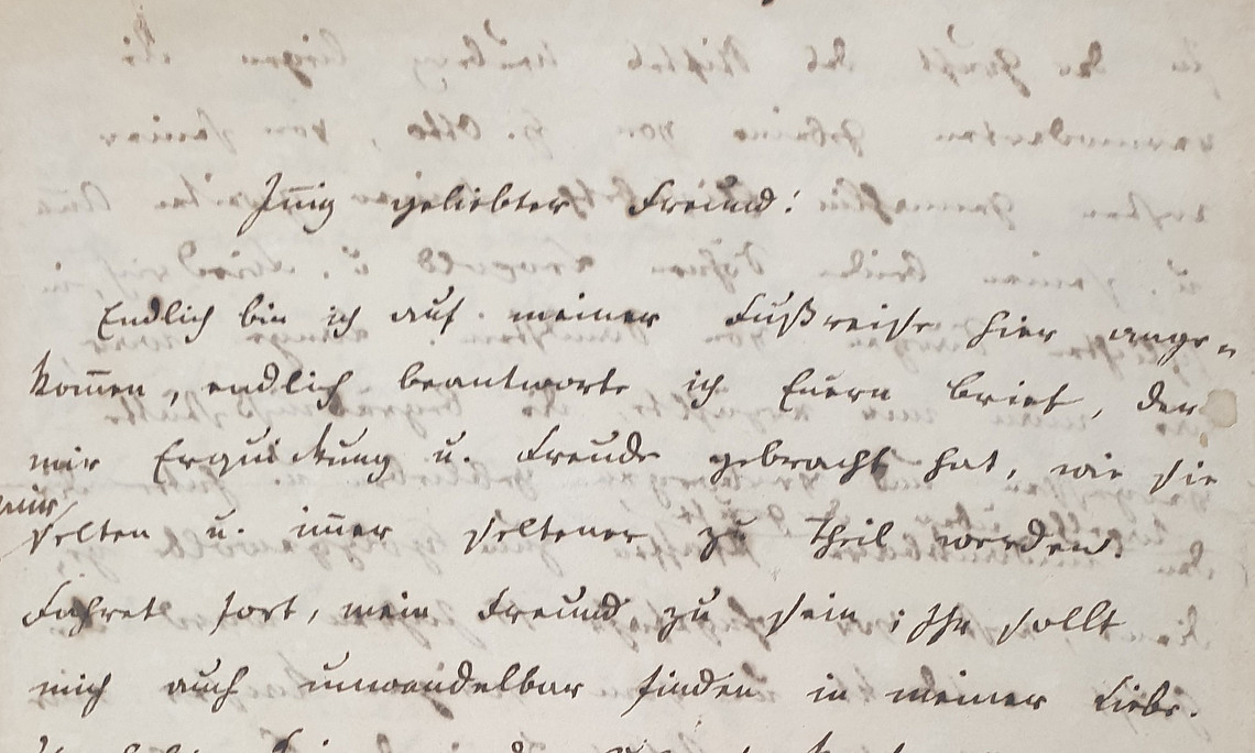 Brief Lenau an Grün