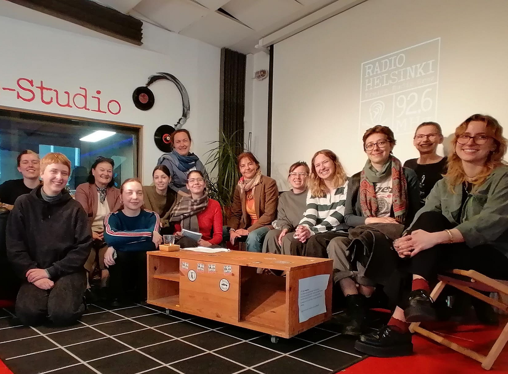 Studierende bei Radio Helsinki ©CIRAC / Radio Helsinki