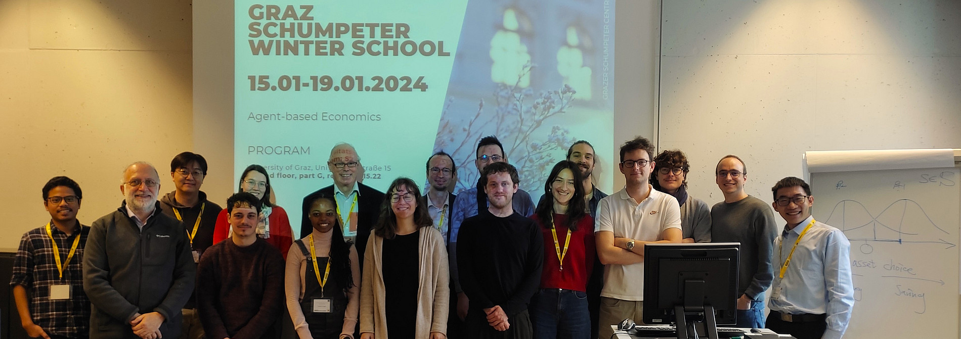 Participants of the Graz Schumpeter Winter School 2024 ©Graz Schumpeter Centre