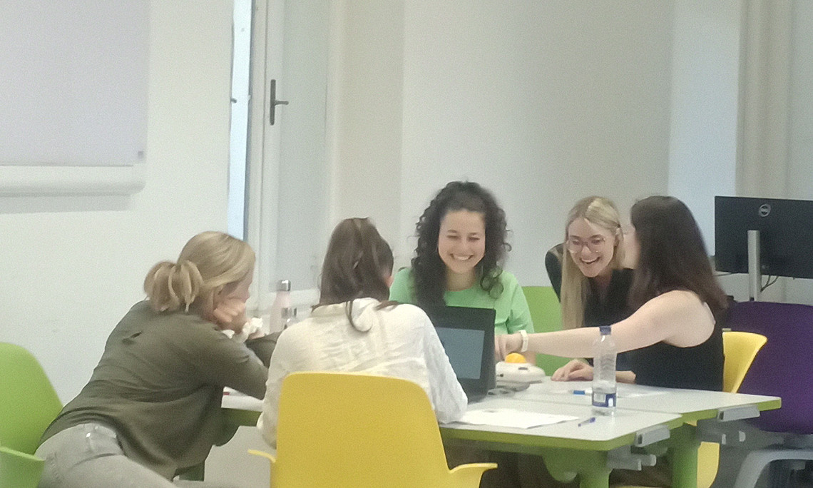 Gruppe der FH Joanneum/Logopädik im Digital Lab for Inclusion CERI 