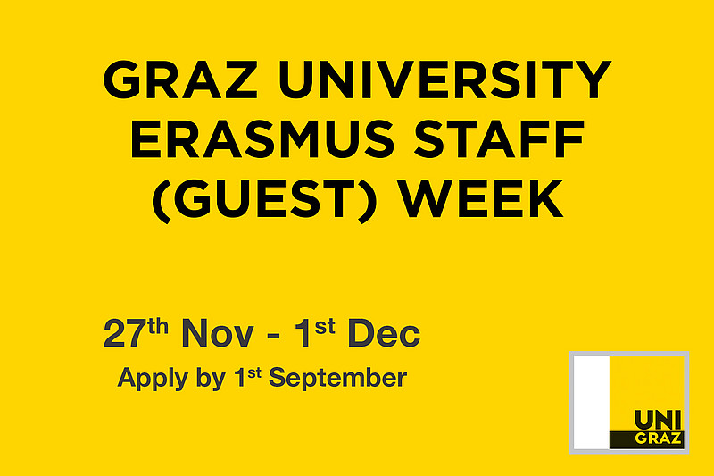 The University of Graz organises an Erasmus Staff Week on ...