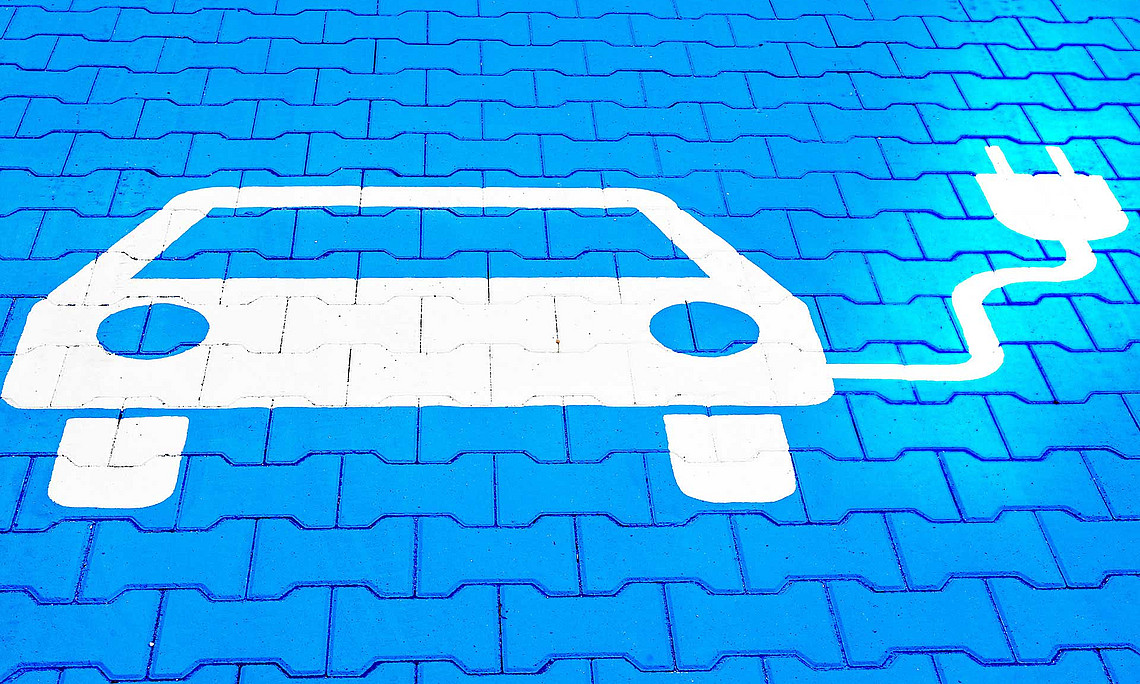 Symbol für E-Auto
