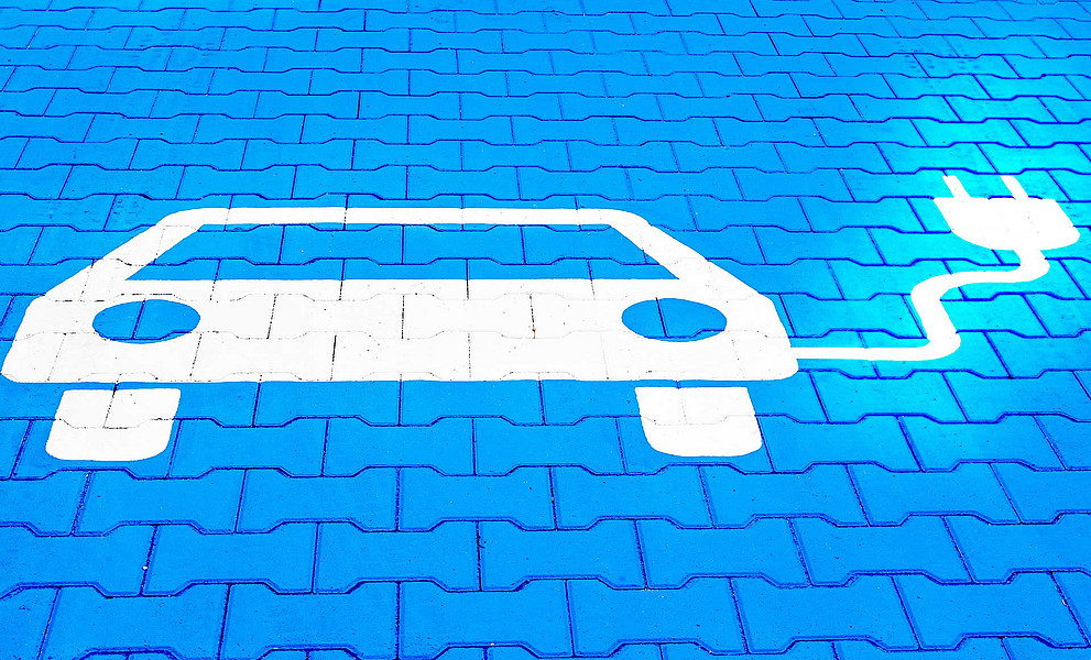 Symbol für E-Auto