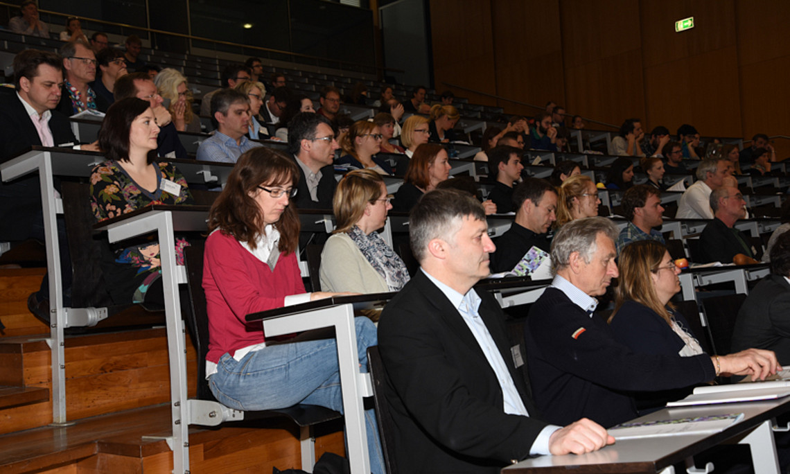 Volles Haus bei der Eröffnung des Österreichischen Klimatages. Fotos: Uni Graz/Eklaude.
