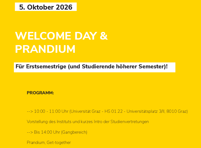 Welcome Day 