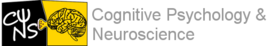 Logo Cognitive Psychology and Neuroscience