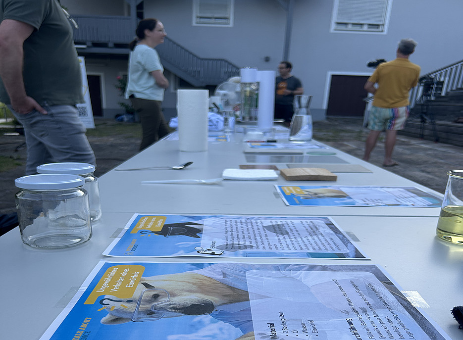 Aufgebaute Experimente 