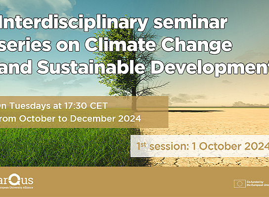 interdisciplinary webinar series on Climate Change and Sustainable Development 