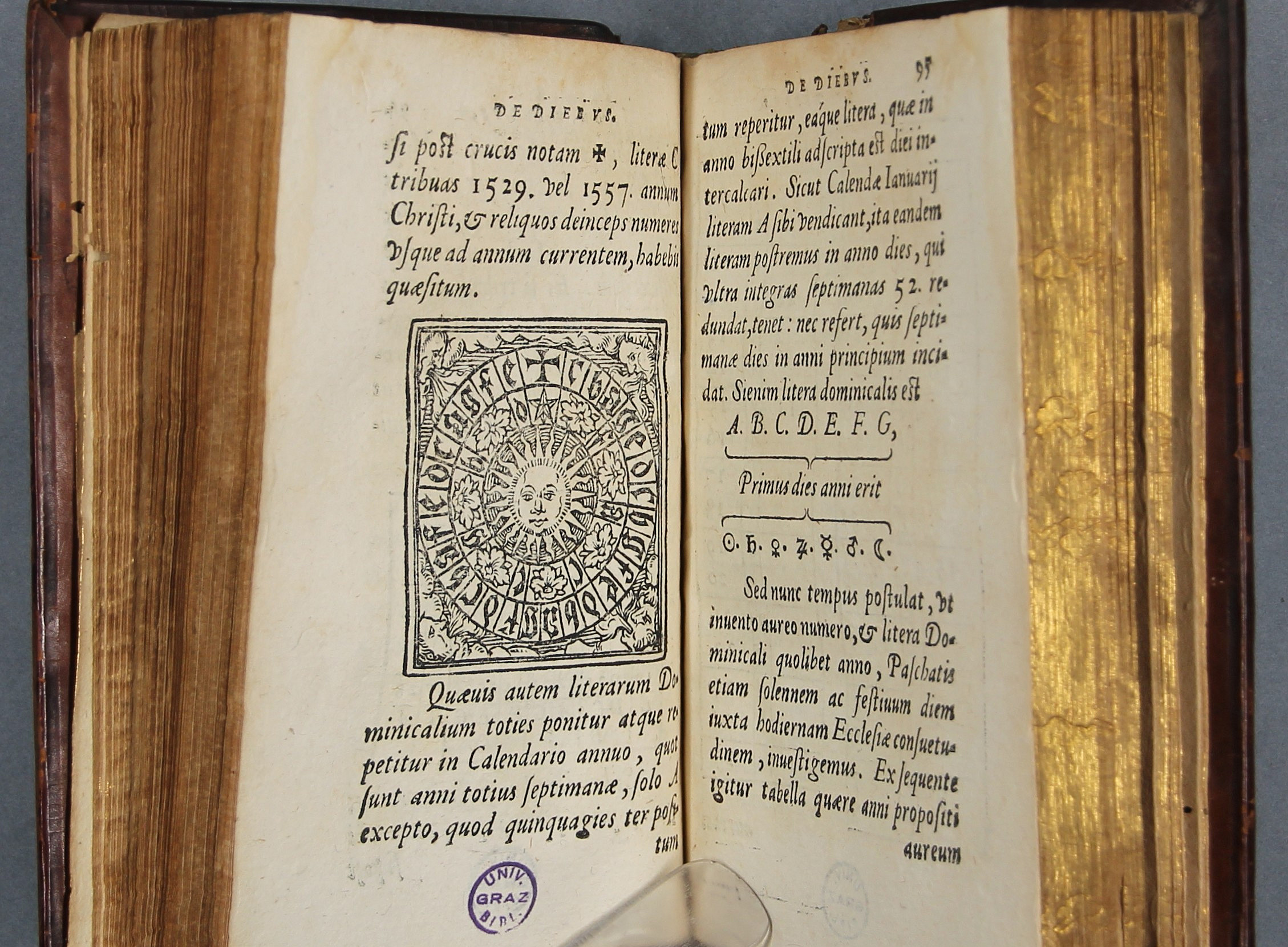 Computus del Calendarium Astronomicum ©Uni Graz/Restaurierung