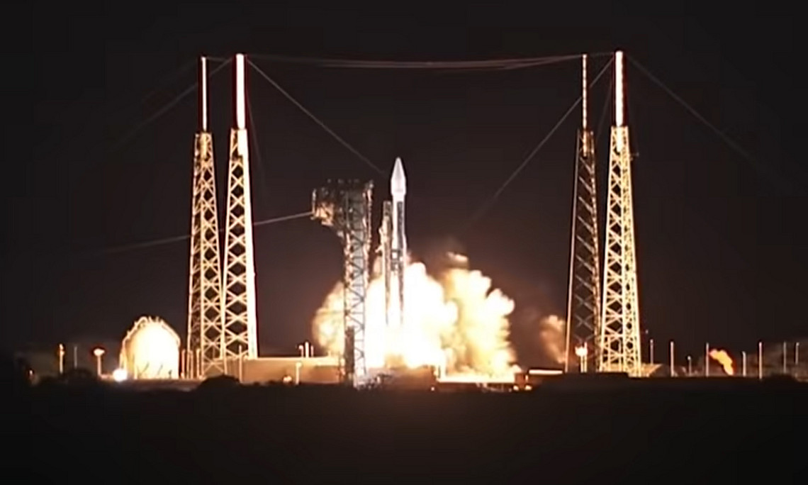 Erfolgreicher Raketenstart: Die Raumsonde "Solar Orbiter" hebt von Cape Canaveral ab. Foto: ESA