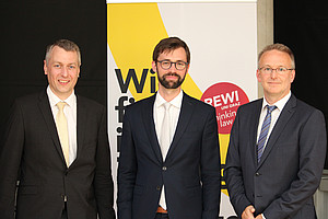 Christian Wirthensohn, Bernhard Burtscher, Christian Bergauer; Foto: NP
