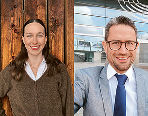 Porträt von einer Frau und einem Mann ©beigestellt