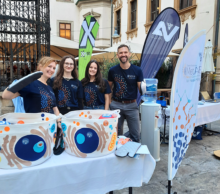 MetAGE-Team-Gesundheitsmesse-Xund-Du ©Faustmann/Uni Graz