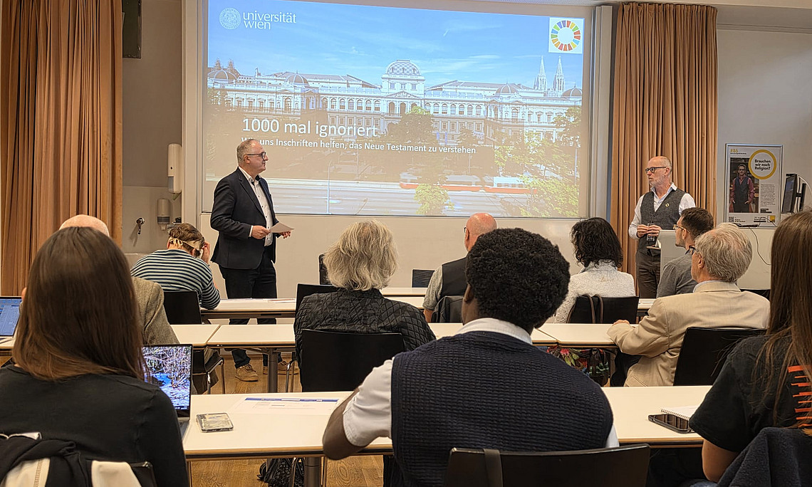 Gastvortrag, Prof. Öhler (Uni Wien)