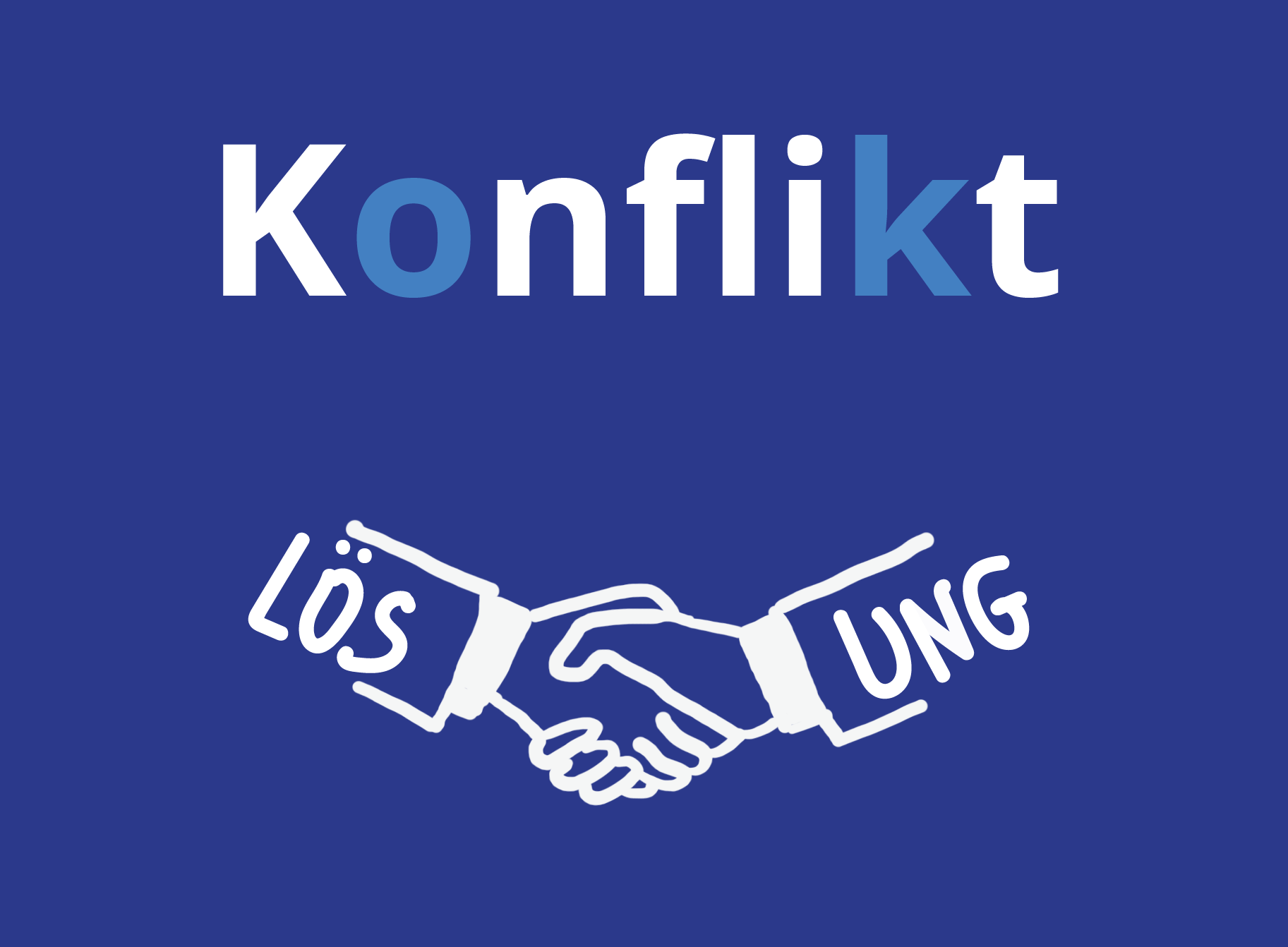 Logo iMooX-Kurs Konflikt ©Daniela Gribitsch