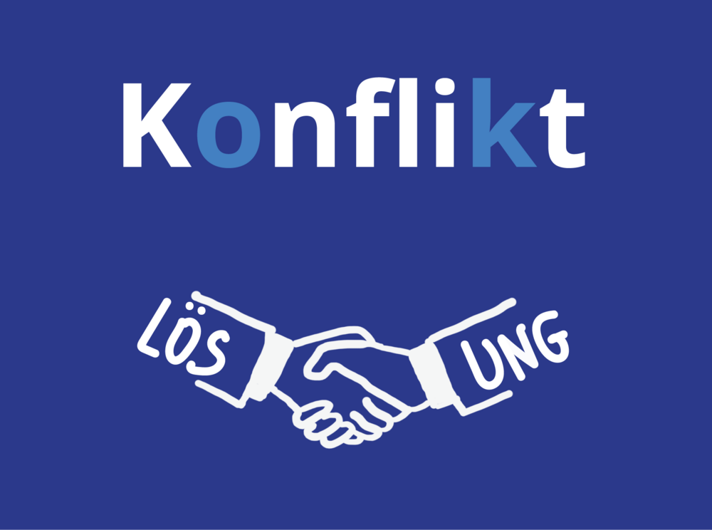 Logo iMooX-Kurs Konflikt ©Daniela Gribitsch