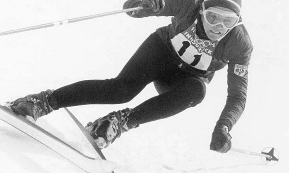 Egon Zimmermann holte 1964 in Innsbruck Olympia-Gold in der Abfahrt. Foto: www.olympic.org