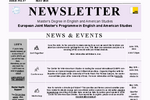 Newsletter May Joint Master in English and American Studies