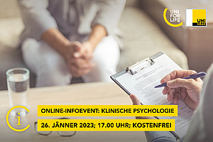 Online Infoevent Klinische Psychologie