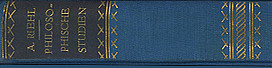 Alois Riehl: Philosophische Studien aus vier Jahrzehnten, 1925 (Inhaltsverzeichnis)