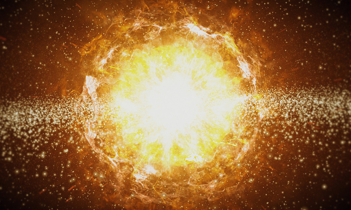 Illustration of the Big Bang