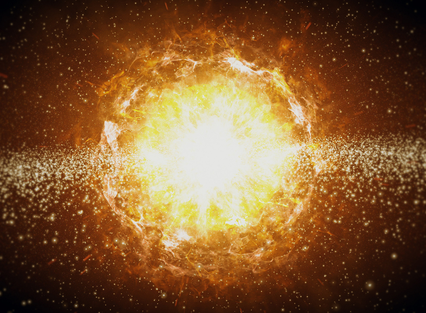 Illustration des Urknalls 