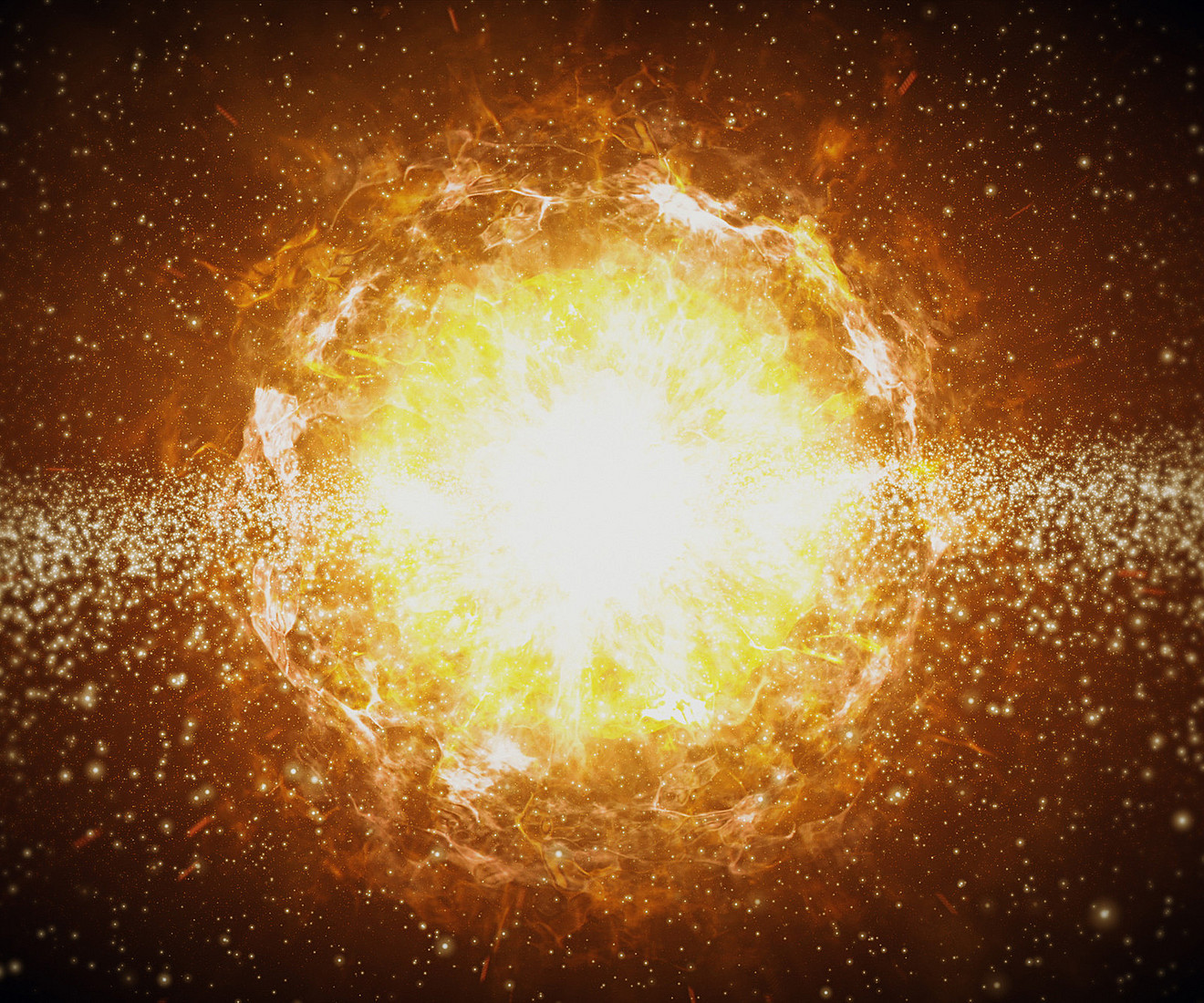 Illustration des Urknalls