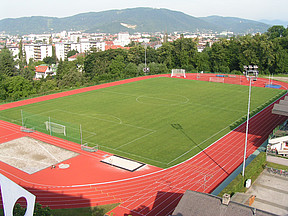 Sportplatz des USZ Graz (Außenanlage) ©Gert Bernat, USI Graz