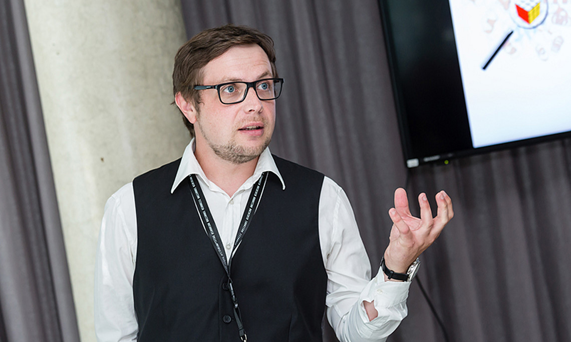 Innophore-CEO Christian Gruber: "Der Eintritt ins Finale der Grand Challenge ist ein bedeutender Meilenstein für unser Unternehmen." Foto: Regine Schoettl.