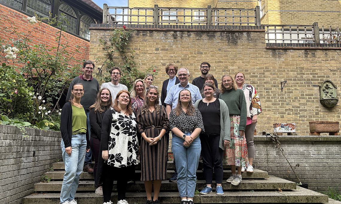 Gruppenfoto von der Londonexkursion2025
