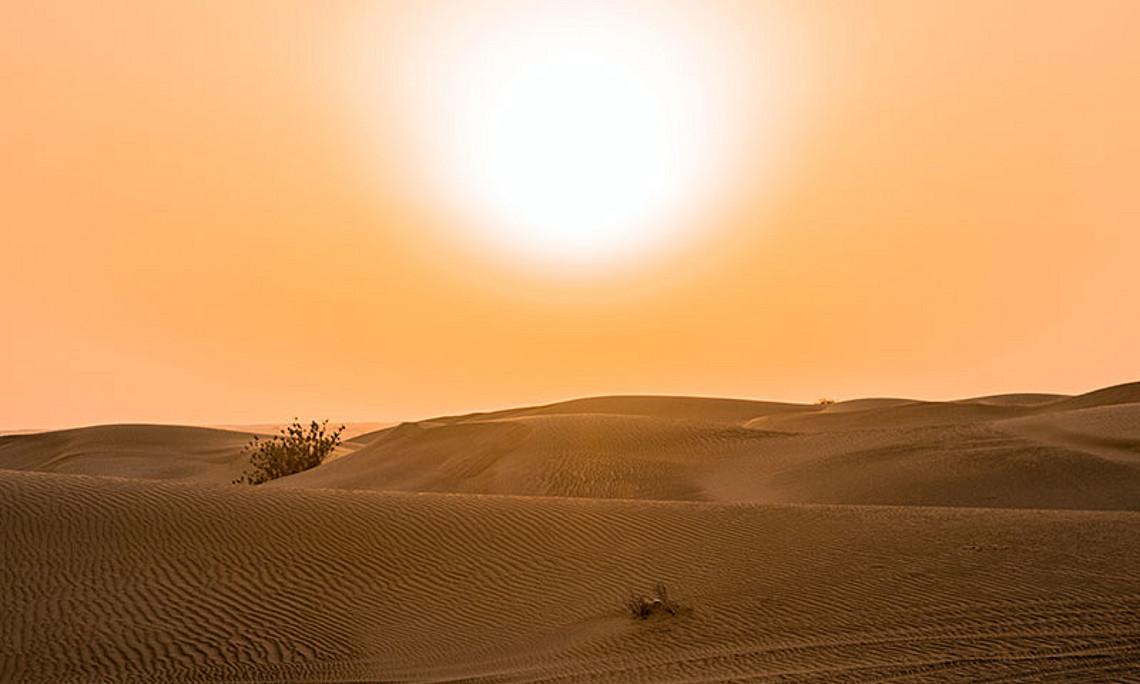 Gluthitze ist in Afrika in den letzten zwei Jahrzehnten wesentlich häufiger geworden. Verantwortlich sind die Emissionen der Industriestaaten. Foto: Pexels/Partenheimer