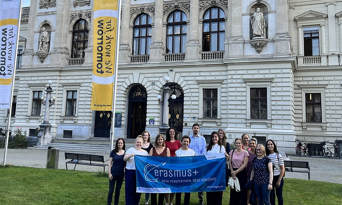 Erasmus Plus Team der Uni Graz