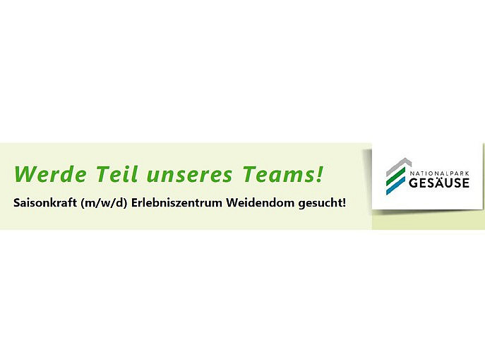 Nationalpark Gesäuse Stellenausscheibenung ©Nationalpark Gesäuse