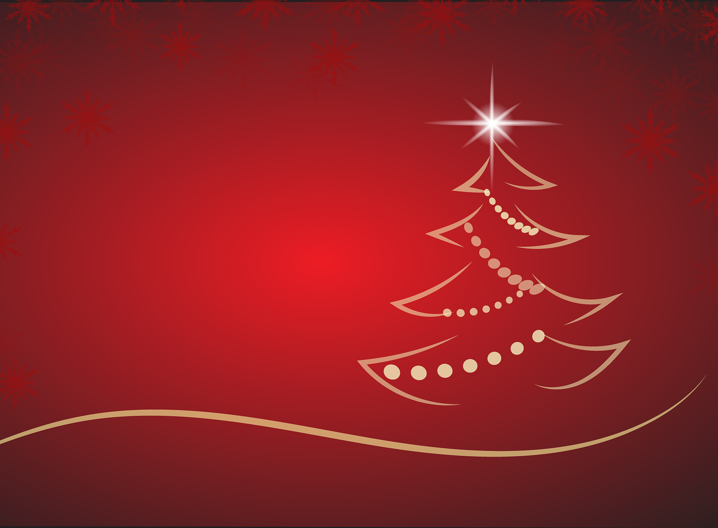 Rotes Bild mit Weihnachtsbäumchen ©(monicore) - pixabay.com