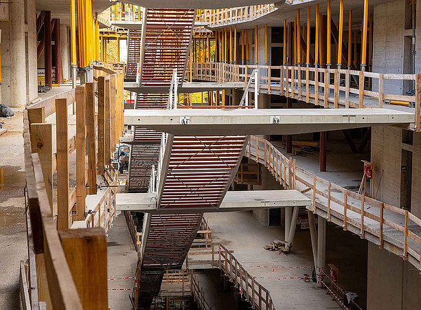 Atrium im Rohbau ©klaus.grill