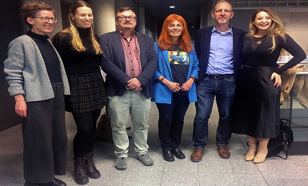 Heike Karge, Daša Ličen, Christian Promitzer, Michaela Wolf, Florian Bieber und Mina Chavdarova Hristova